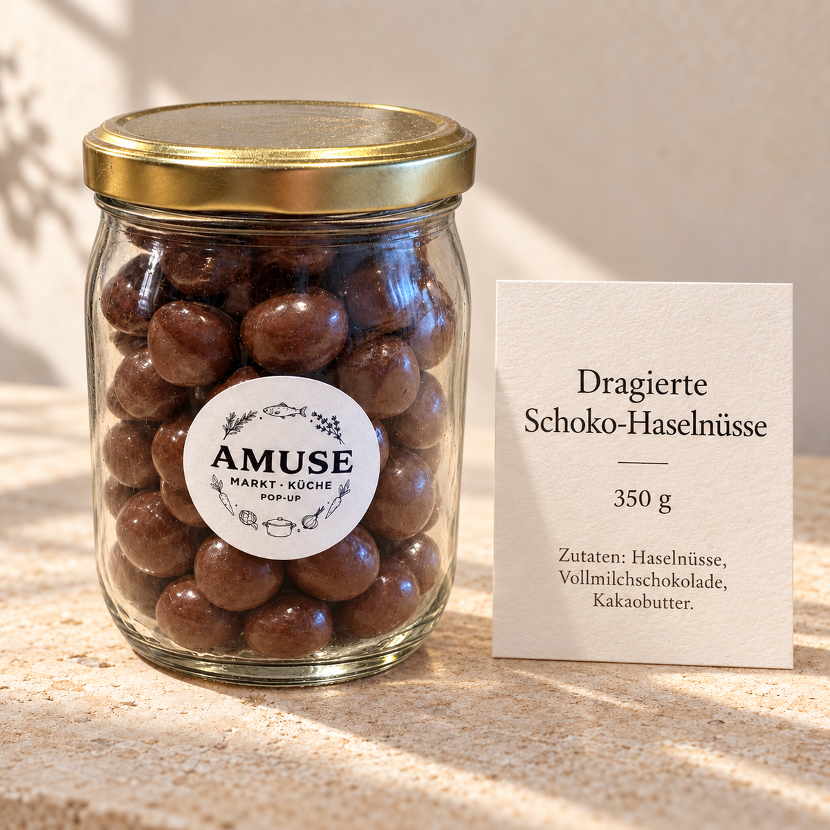 Dragierte Schoko-Haselnüsse
