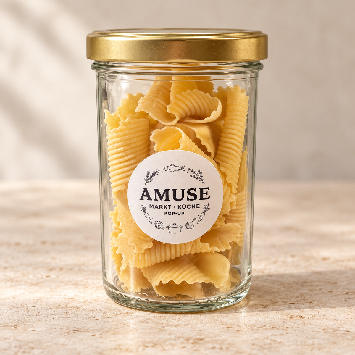 Handgemachte Sauerteig-Pasta